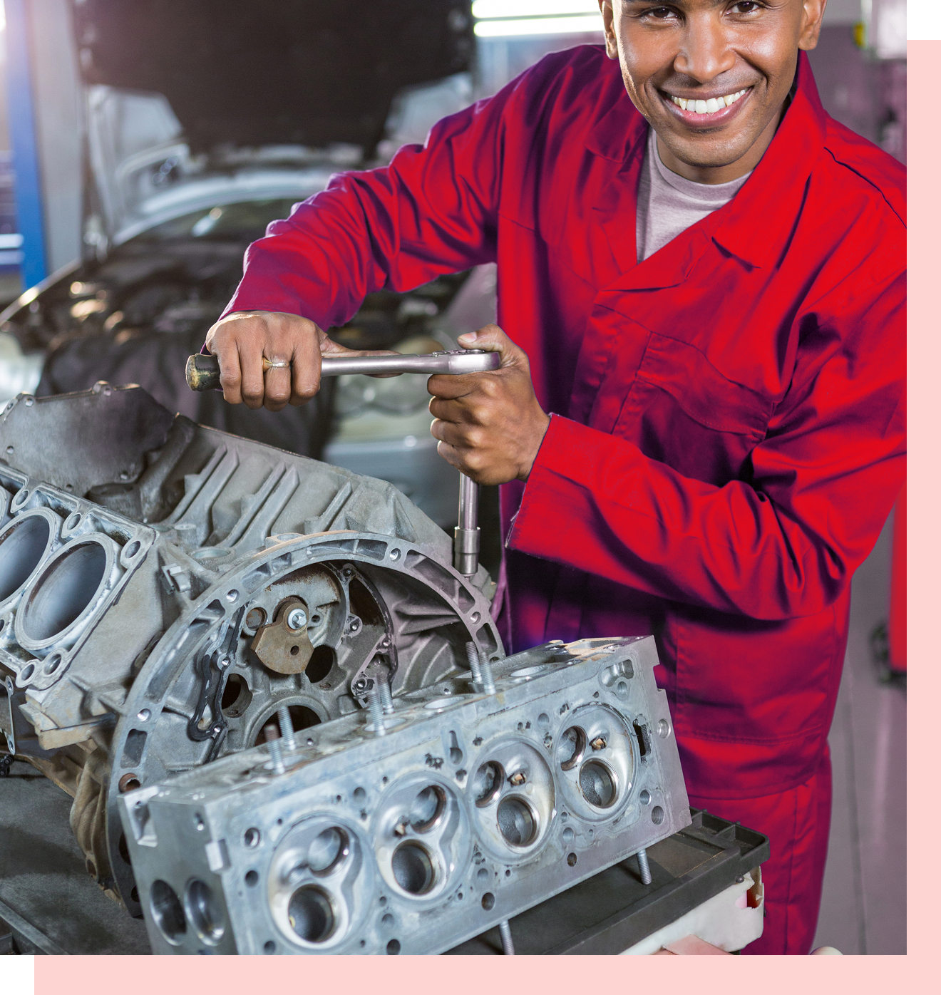 Mechanic in workshop